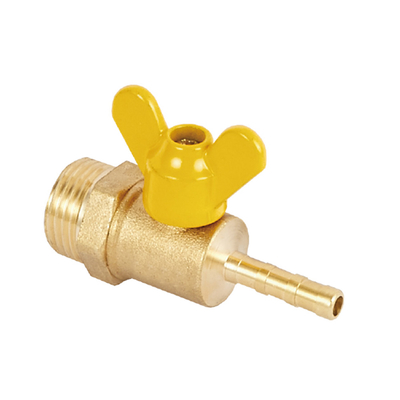 1/2&quot;3/4&quot;1&quot;iyi kalite Brass Butterfly Manşet sanayi gaz vanları