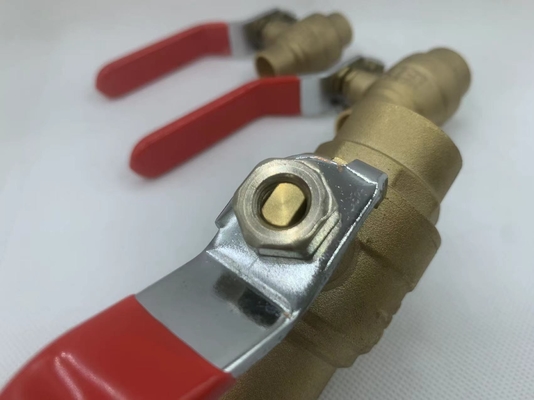 Meksika sıcak satış 1/2 inç gaz Kadın Döşeli dövme tunç tam kaynaklı top valfi
