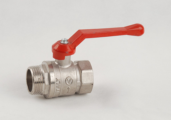 Özelleştirme OBM PVC Kolu Pirinç Tam Liman Küresel Vana Tüm Ebatlar Mevcuttur