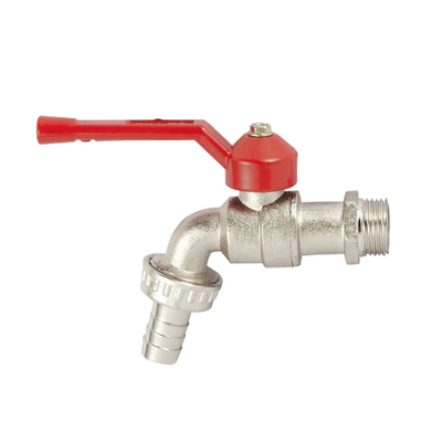 Plastik Saplı OEM 1/2 3/4 İnç Pirinç Bibcock Vana 2 yıl Garanti