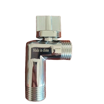 20 MM ~ 63 MM Bağlantı Noktası Tesisatı Pirinç Açılı Küresel Vana hidrolik Powered