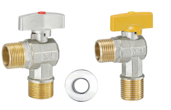 Özelleştirilebilir Tasarım Lavabo Açılı Vana Sıhhi Açılı Vana 15mm