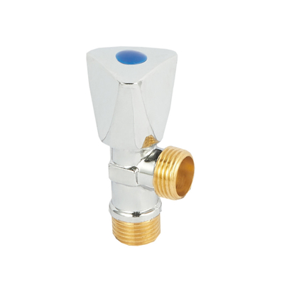 Banyo 1/2 Pirinç Açılı Vana Su İçin 300000 Kez Kapalı Aşınmaya Dirençli