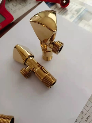 Modern Çinko Alaşımlı Kulp Pirinç Açı Vana 12 Bar Çalışma Basıncı