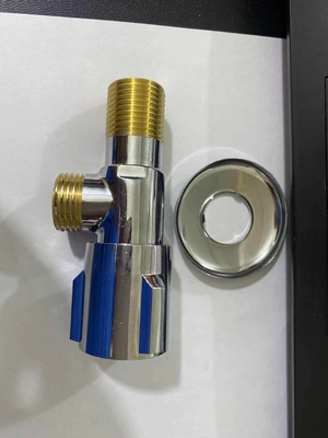 Modern Çinko Alaşımlı Kulp Pirinç Açı Vana 12 Bar Çalışma Basıncı