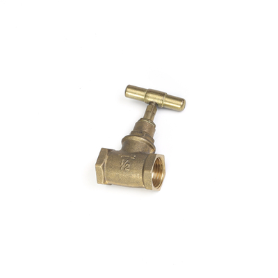 Sıhhi Tesisat Sistemi için Parlatma Kaplama 3/4 &quot;Pirinç Stop Vanası kılavuzu