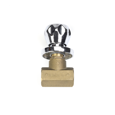 Sıhhi Tesisat Sistemi için Parlatma Kaplama 3/4 &quot;Pirinç Stop Vanası kılavuzu