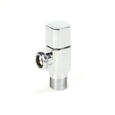 Lavabo İçin Dayanıklı Özelleştirilmiş BSP Dişli Pirinç Açı Vana