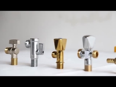 90 Derece Manuel Döndürme Pirinç Açılı Stop Vanası OEM ODM OBM