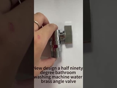 NPT Dişli musluk Açılı Vana Krom Açılı Durdurma Vanaları 3/8 inç