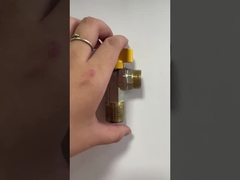 Endüstriyel kullanım için çinko kolu ile yükselen sap tunç açı valfi